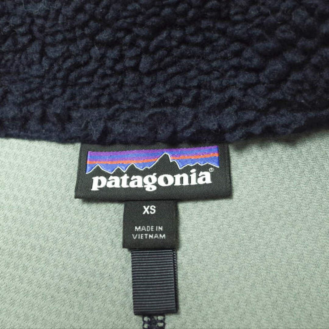 patagonia(パタゴニア)のPATAGONIA パタゴニア 17AW CLASSIC RETRO-X JACKET クラシックレトロXジャケット 23056 XS ネイビー/レッド ボア フリース カーディガン アウター【中古】【PATAGONIA】 メンズのジャケット/アウター(ブルゾン)の商品写真