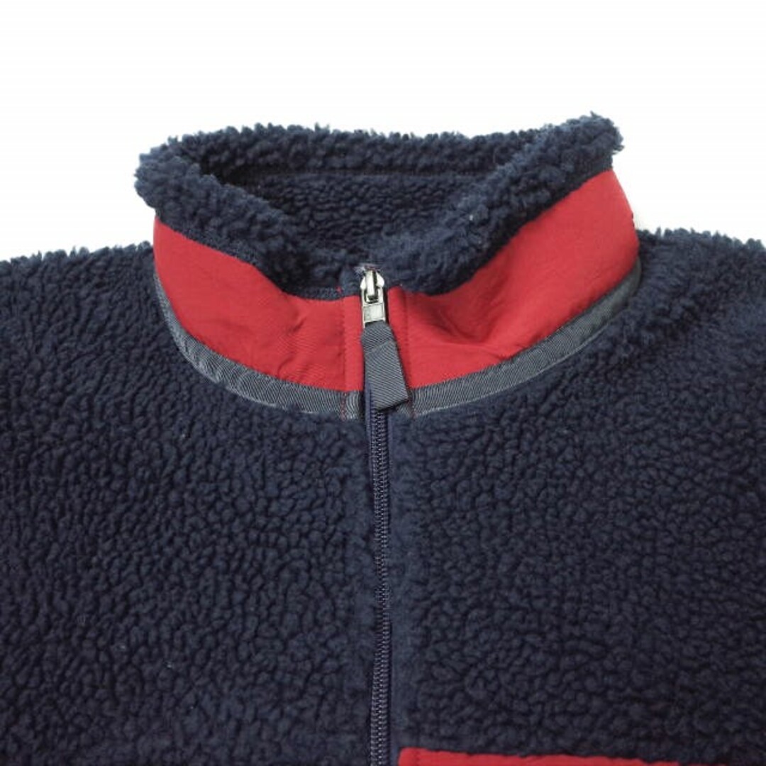 PATAGONIA パタゴニア 17AW CLASSIC RETRO-X JACKET クラシックレトロXジャケット 23056 XS  ネイビー/レッド ボア フリース カーディガン アウター【中古】【PATAGONIA】