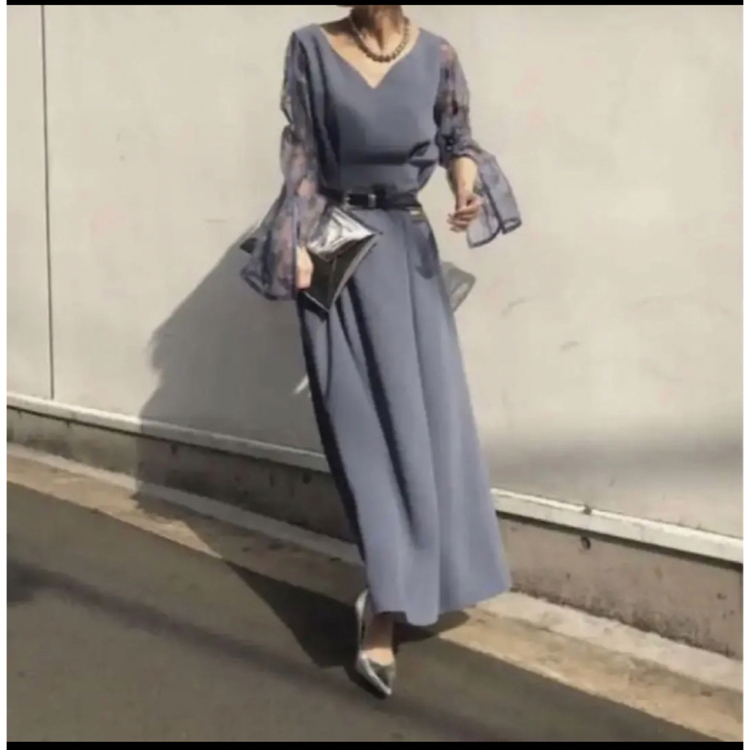 Ameri VINTAGE - Ameri VINTAGE ワンピース レーススリーブ Ameri VINTAGE - Ameri VINTAGE ワンピース レーススリーブ