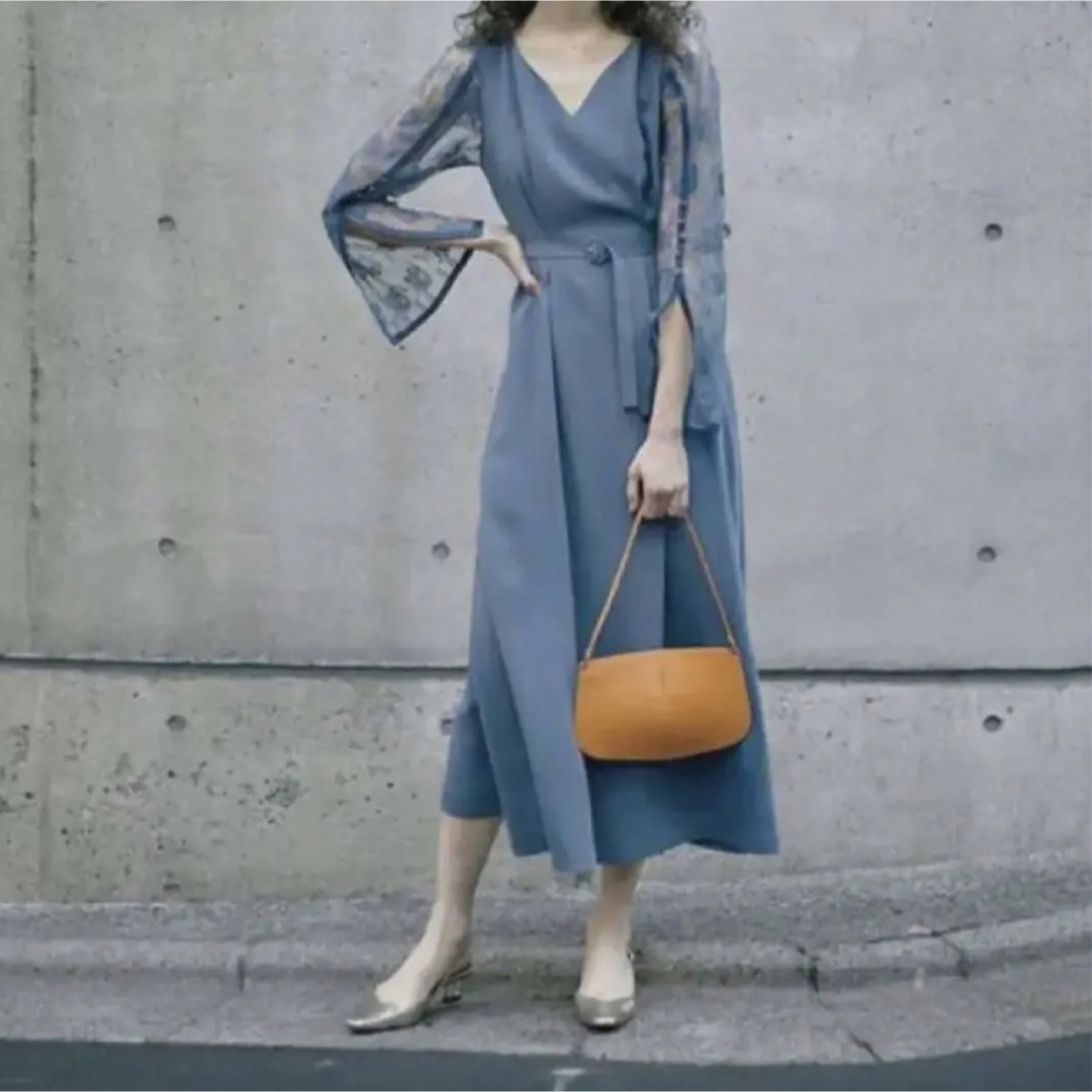 Ameri VINTAGE - Ameri VINTAGE ワンピース レーススリーブ Ameri VINTAGE - Ameri VINTAGE ワンピース レーススリーブ