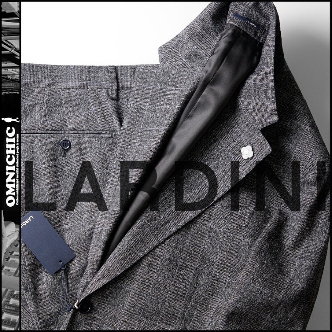 LARDINI - 22-23AW極上ウールグレンチェック20万LARDINIラルディーニ