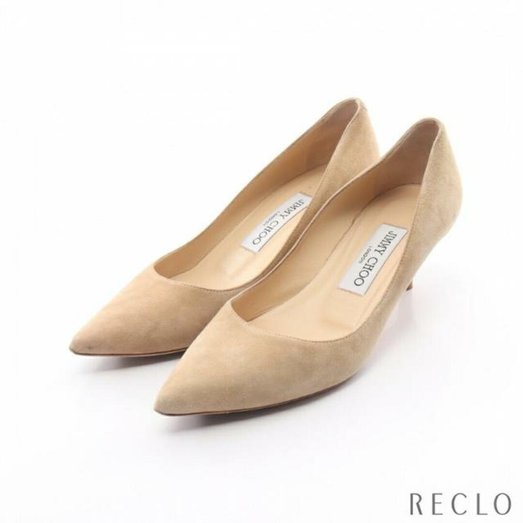 JIMMY CHOO ROMY85 サイズ37 ②スエード×ヌード