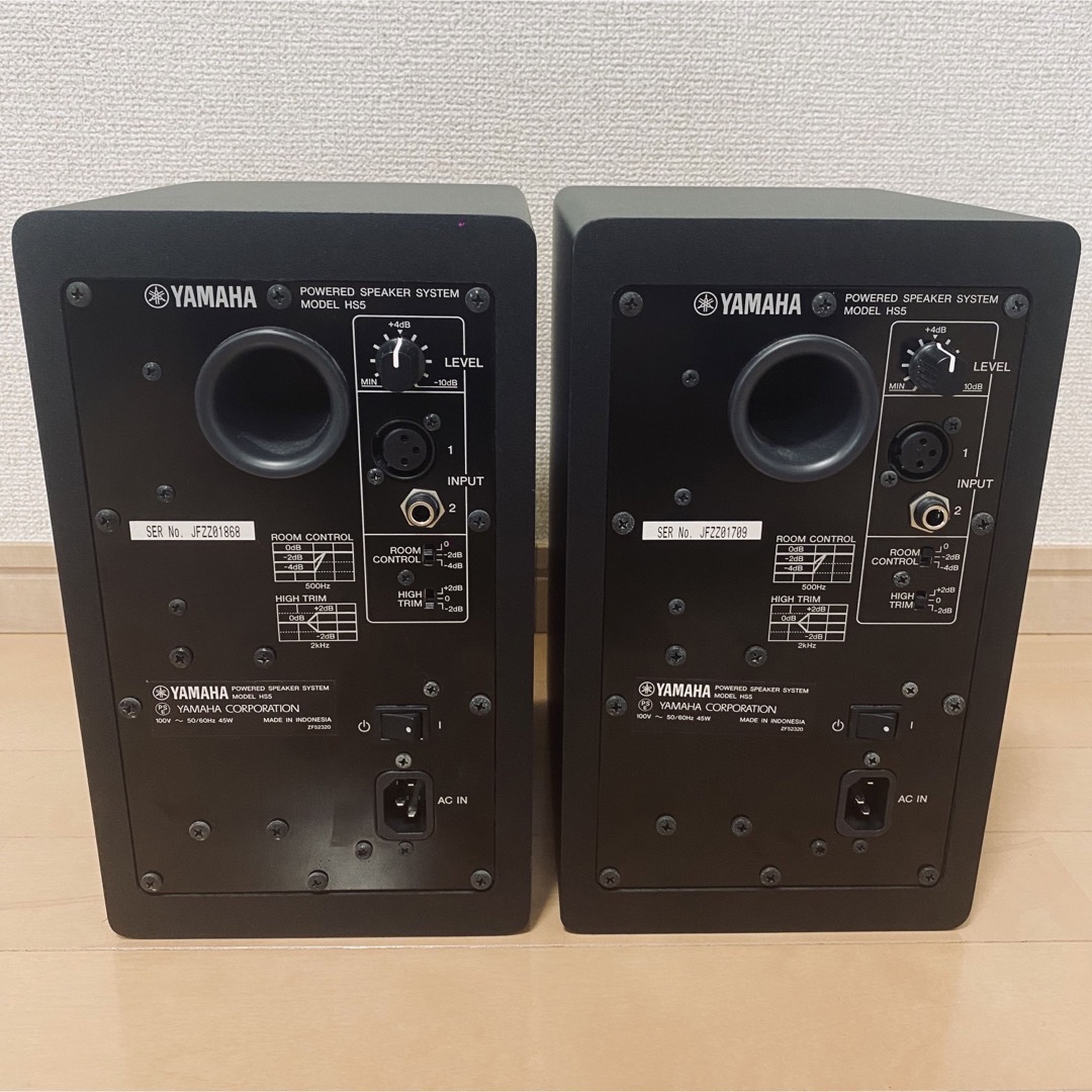 ヤマハ(ヤマハ)のYAMAHA ヤマハ / HS5 モニタースピーカー（ペア） スマホ/家電/カメラのオーディオ機器(スピーカー)の商品写真