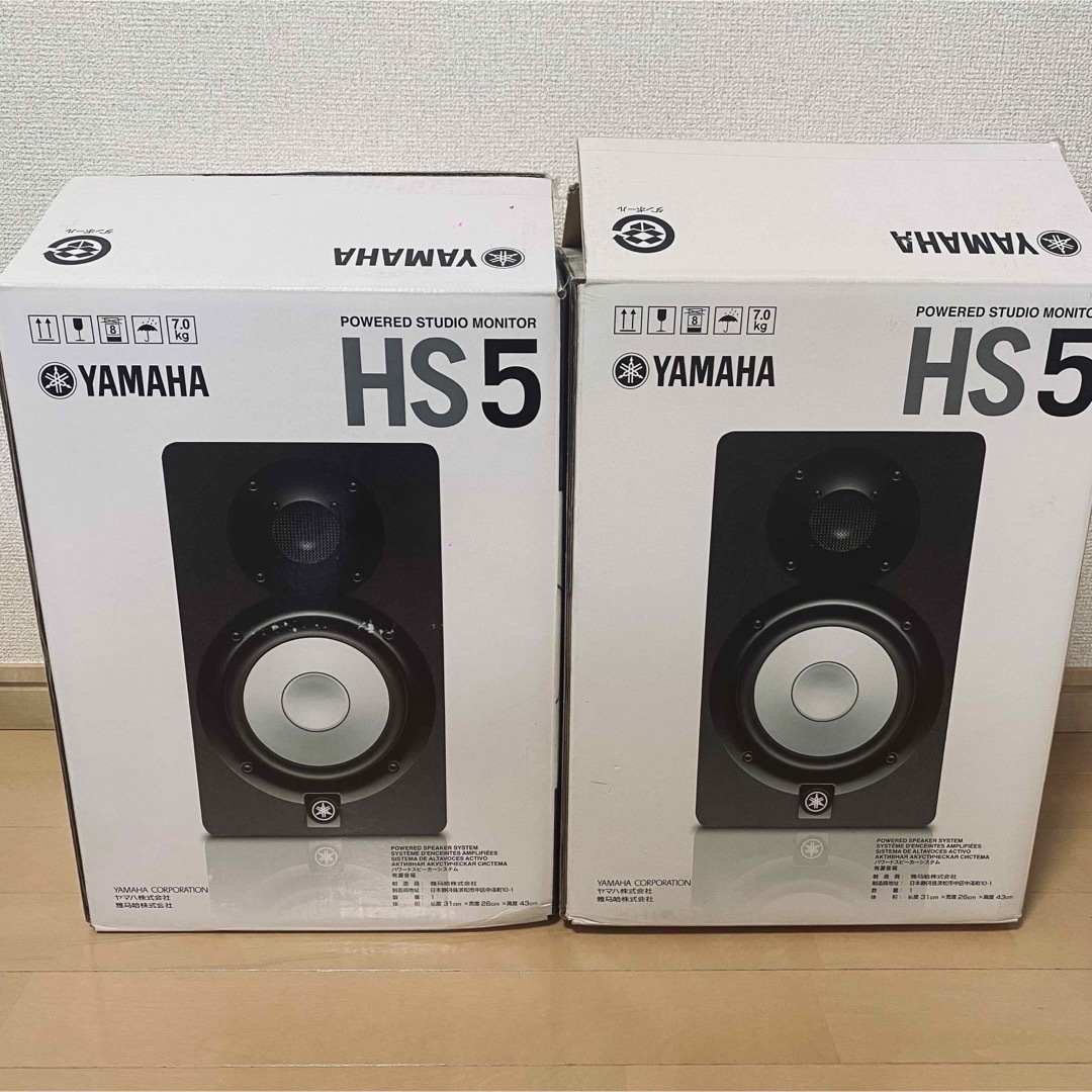 ヤマハ(ヤマハ)のYAMAHA ヤマハ / HS5 モニタースピーカー（ペア） スマホ/家電/カメラのオーディオ機器(スピーカー)の商品写真