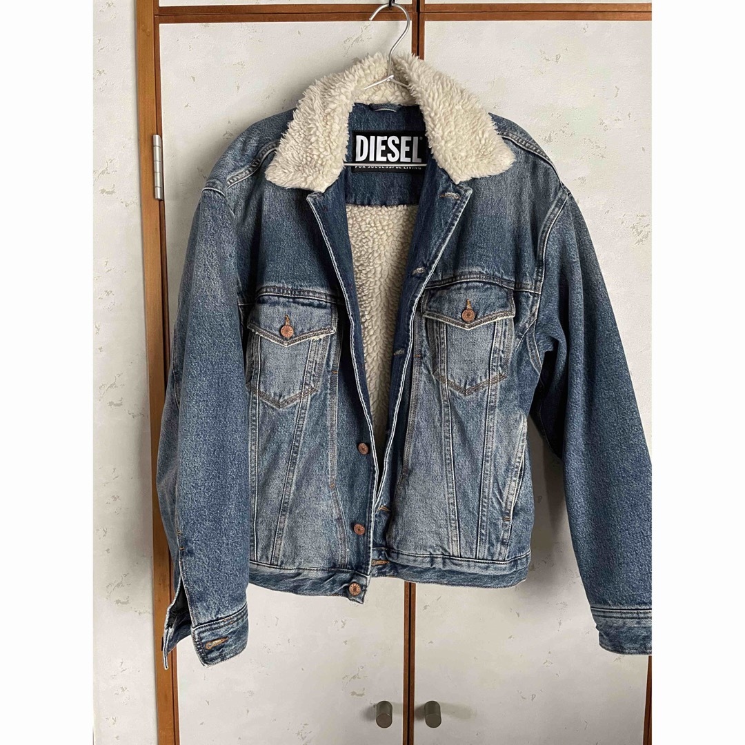 美品 DIESEL ディーゼル 極暖 デニムボアジャケット M 日本L～XL | フリマアプリ ラクマ