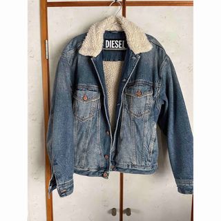 【新品】DIESEL ビッグサイズ ボアデニムジャケット XXLサイズ