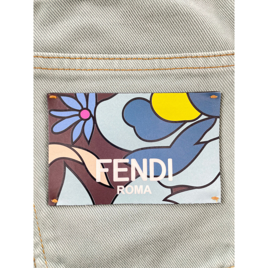 FENDI(フェンディ)のフェンディ 【美品/国内正規】FLP740 A5YV ジップフライ カラー デニムパンツ/ 38 レディースのパンツ(デニム/ジーンズ)の商品写真