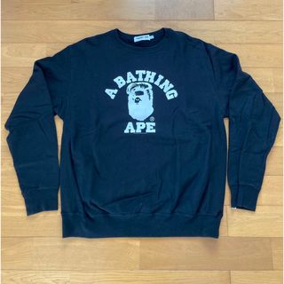 アベイシングエイプ(A BATHING APE)のBAPE原宿オープン記念　リーゼント猿スウェット　Lサイズ(スウェット)