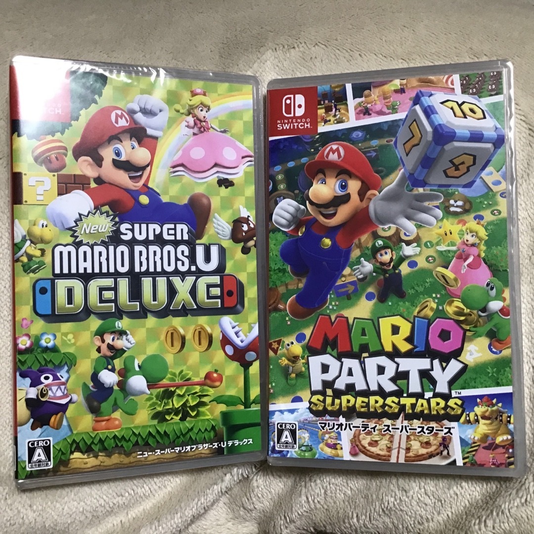 マリオパーティ スーパースターズ & スーパーマリオブラザーズUデラックス | フリマアプリ ラクマ