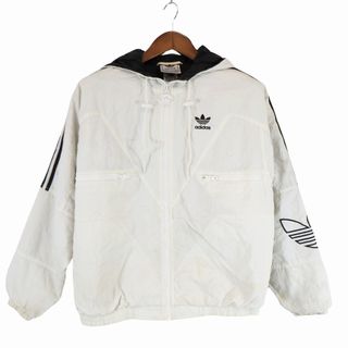 adidas - 2000年代 adidas アディダス 中綿ナイロンジャケット 刺繍