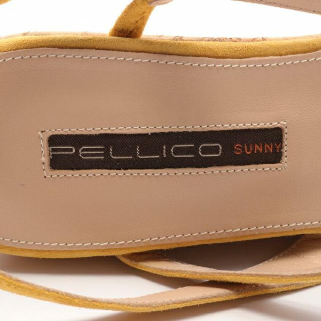 PELLICO SUNNY(ペリーコサニー)の サンダル スエード イエロー ウェッジソール レディースの靴/シューズ(サンダル)の商品写真