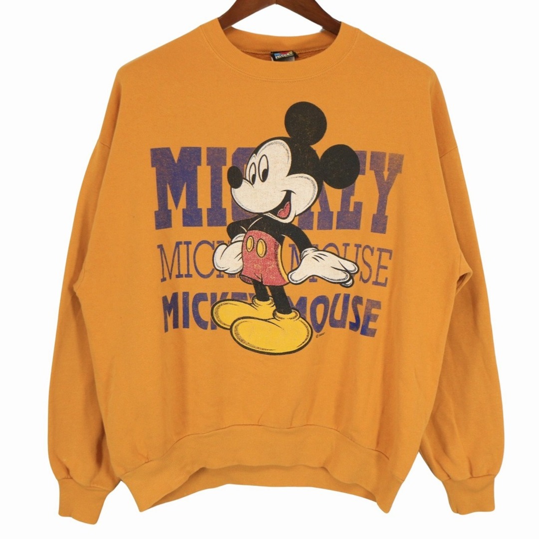 【90s】ミッキーマウス　90年代　スウェット　オールドディズニー