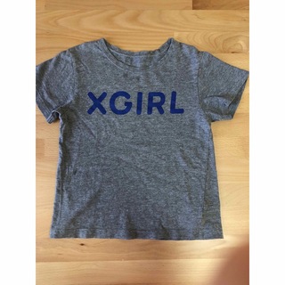 エックスガール(X-girl)のエックスガール x-GIRL Tシャツ グレー キッズ 女の子 男の子(Tシャツ/カットソー)
