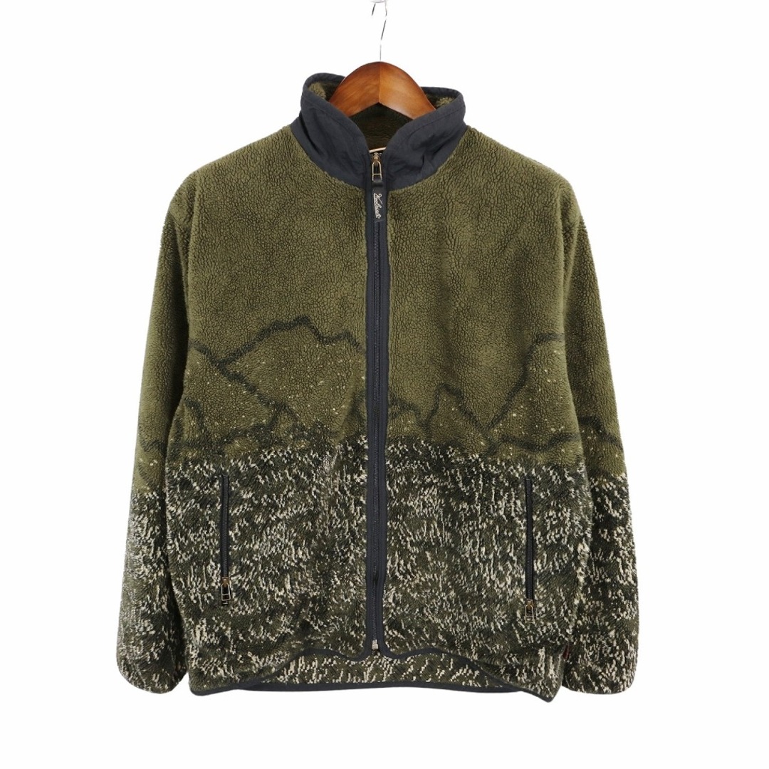 90年代 USA製 WOOLRICH ウールリッチ フリースジャケット アニマル 馬 総柄 カーキ (メンズ L) 中古 古着 O5186 |  フリマアプリ ラクマ