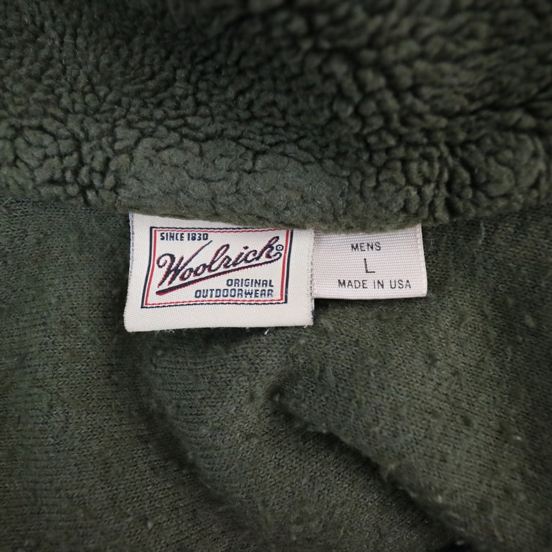 90s USA製 woolrich ネイティブ柄 フリースプルオーバー