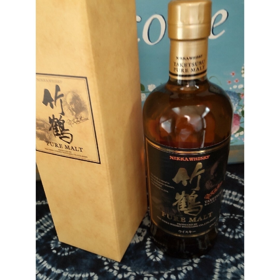 ニッカウヰスキー　Nikka 竹鶴ピュアモルトウイスキー　700ml 旧ラベル 食品/飲料/酒の酒(ウイスキー)の商品写真