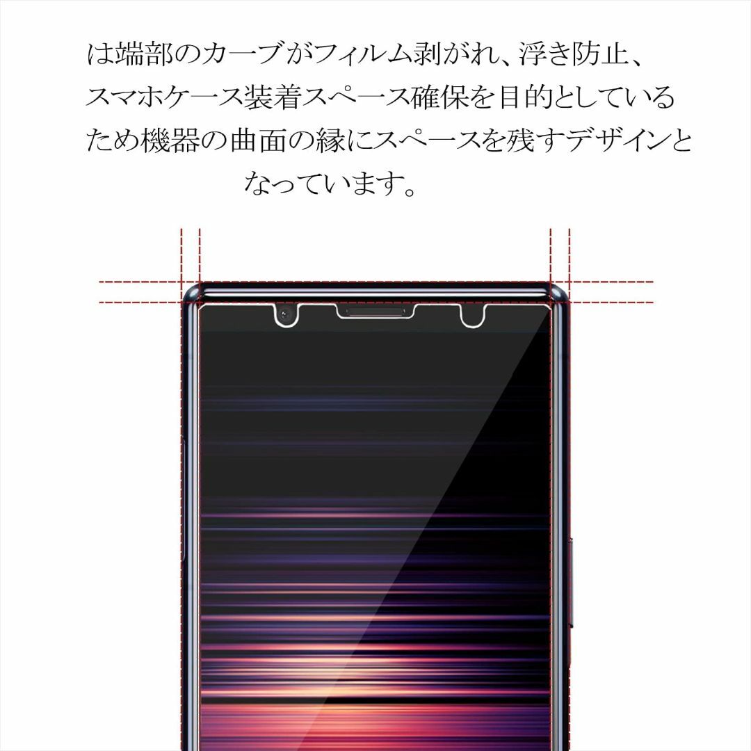 【ブルーライトカット】 Xperia 5 III 用 ガラスフィルム ブルーライ スマホ/家電/カメラのスマホアクセサリー(その他)の商品写真