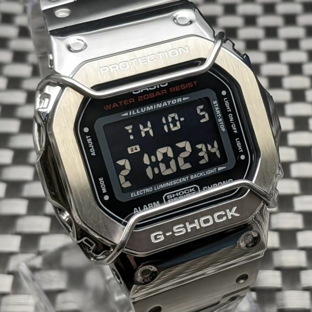 G-SHOCK DW-5600HR フルメタルカスタム + ショックバンパー