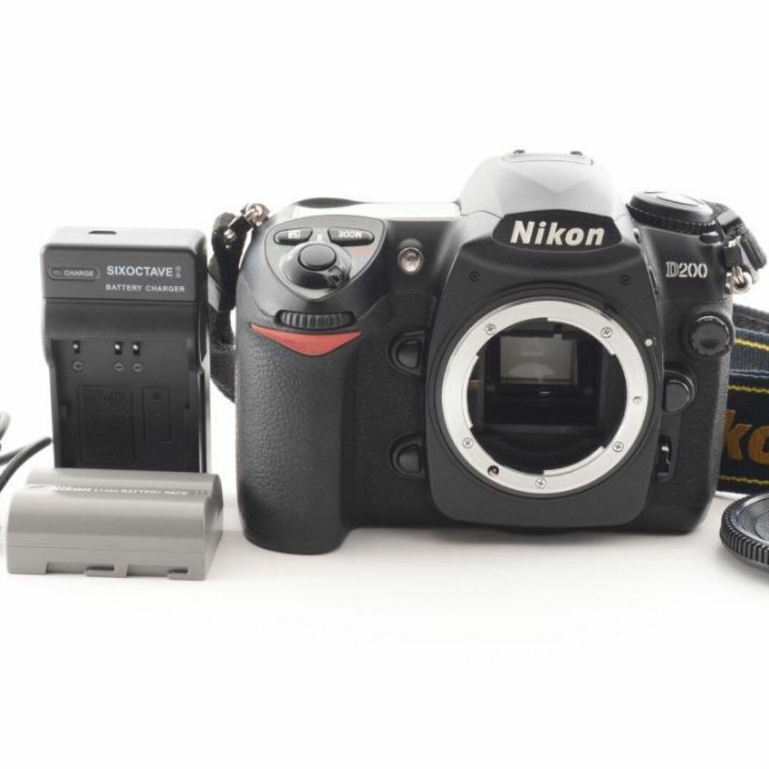 美品 NIKON デジタル D200 ショット数7434 ボディ C226