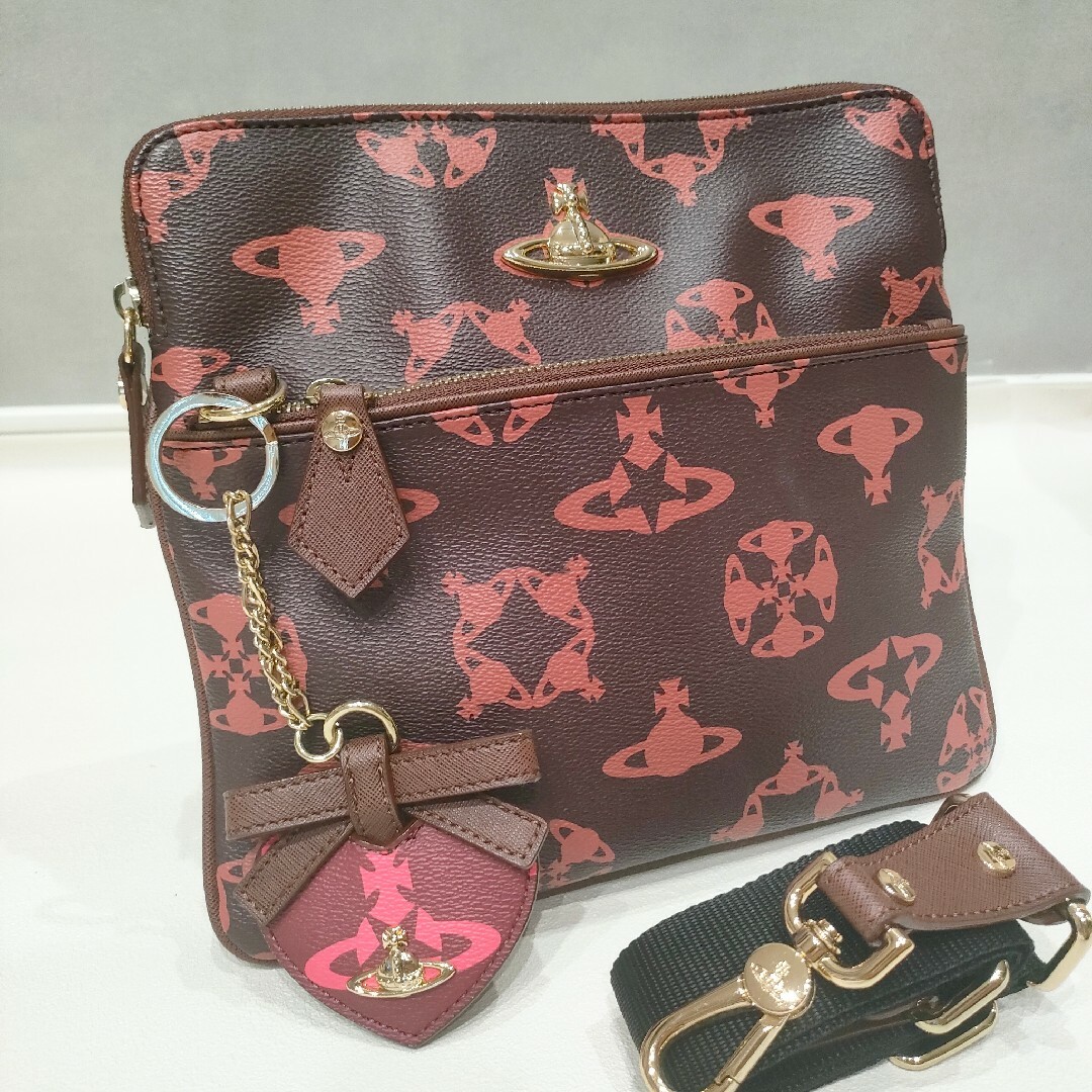 【美品】Vivienne Westwood 　PVC ショルダーバッグ　オーブ