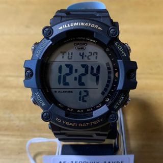 カシオ(CASIO)の【新品】カシオ CASIO メンズ 腕時計 AE-1500WHX-1A ブラック(腕時計(デジタル))