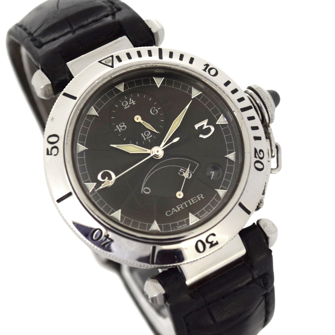 Cartier カルティエ パシャ38 N950 パワーリザーブ W3105055 メンズ 腕時計