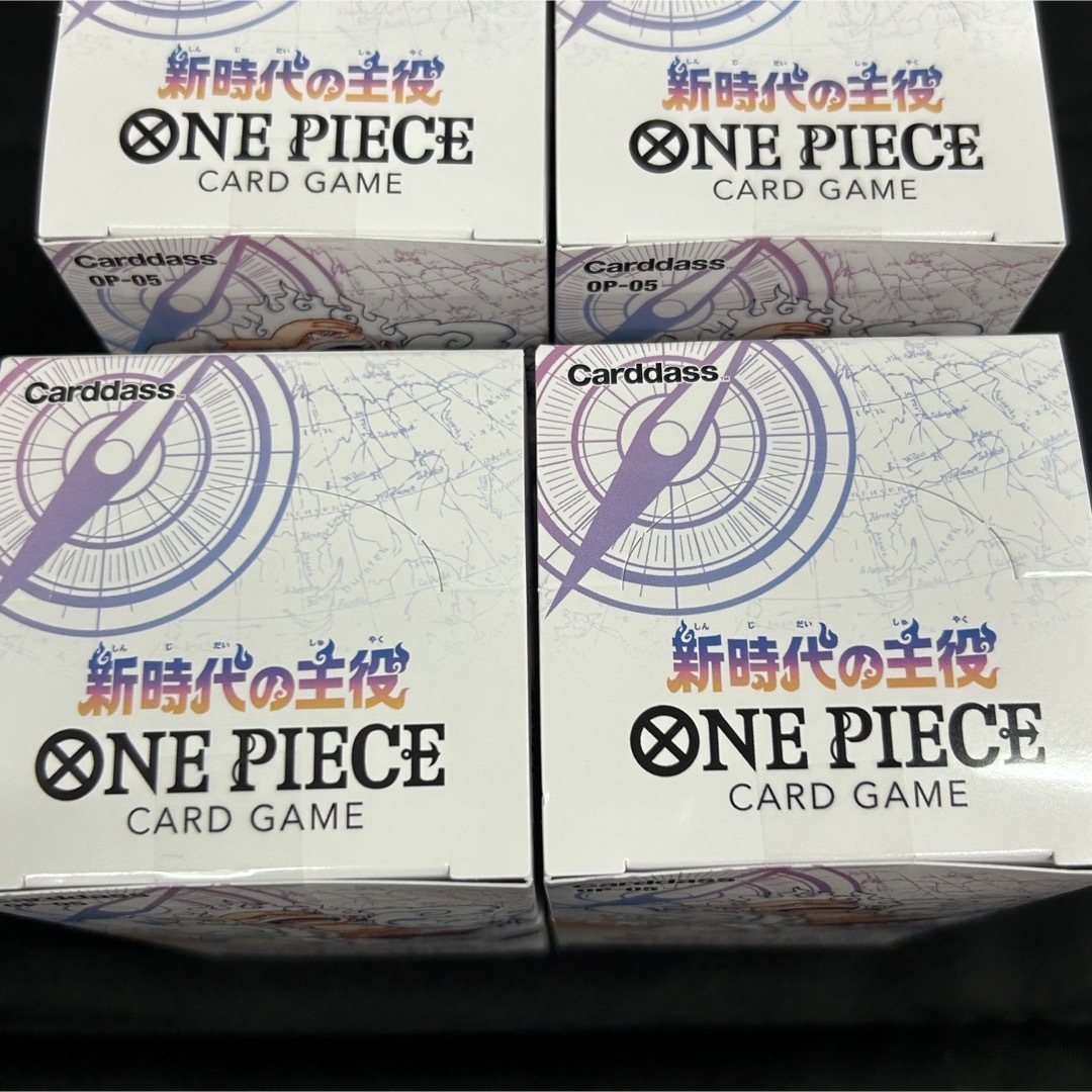 ONE PIECE - 新時代の主役 テープ付き 4BOX 未開封 ワンピースカード