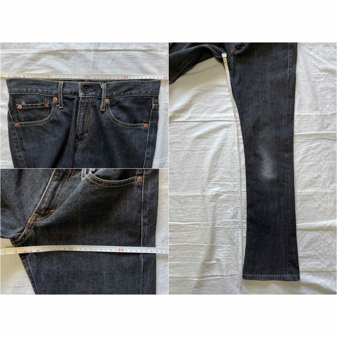 Levi's - Levi's Pencil Fit 607 w28 ペンシルフィット ブラック Levi's - Levi's Pencil Fit 607 w28 ペンシルフィット ブラック