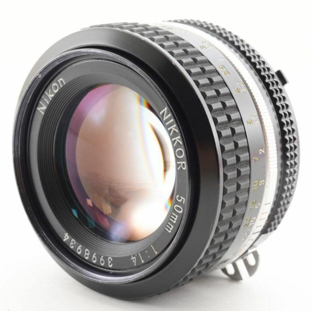 超美品 ニコン AI NIKKOR 50mm f1.4 MF　レンズ　Y853