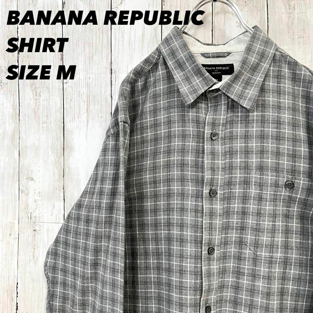 “BANANA  REPUBLIC バナナリパブリック　チェックシャツ”