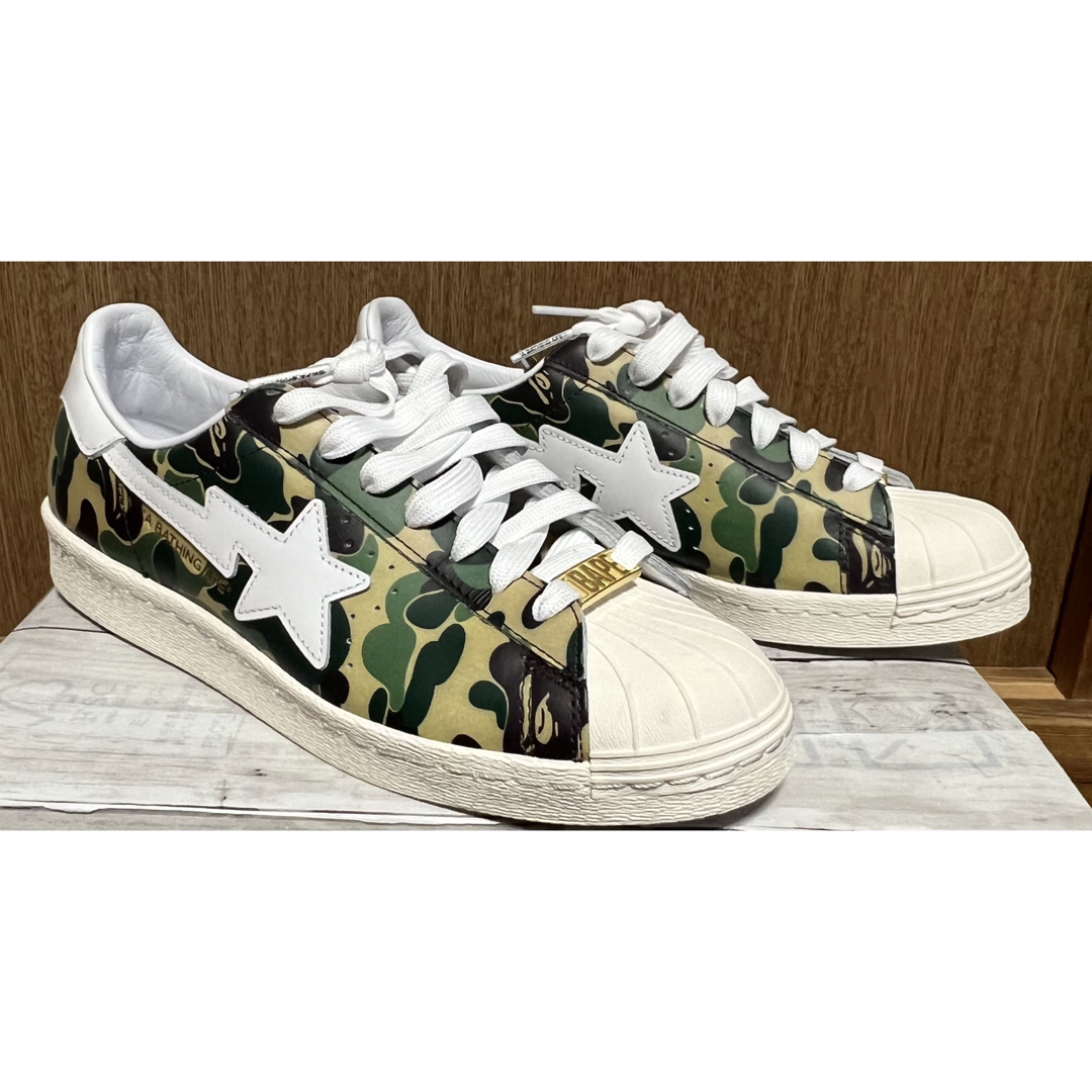 A BATHING APE(アベイシングエイプ)のア ベイジング エイプ × アディダス スーパースター 80'S  メンズの靴/シューズ(スニーカー)の商品写真