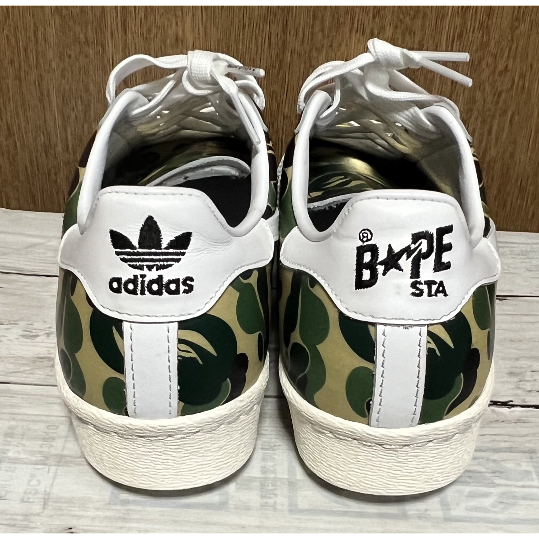 A BATHING APE(アベイシングエイプ)のア ベイジング エイプ × アディダス スーパースター 80'S  メンズの靴/シューズ(スニーカー)の商品写真