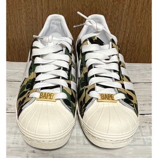 アベイシングエイプ(A BATHING APE)のア ベイジング エイプ × アディダス スーパースター 80'S (スニーカー)