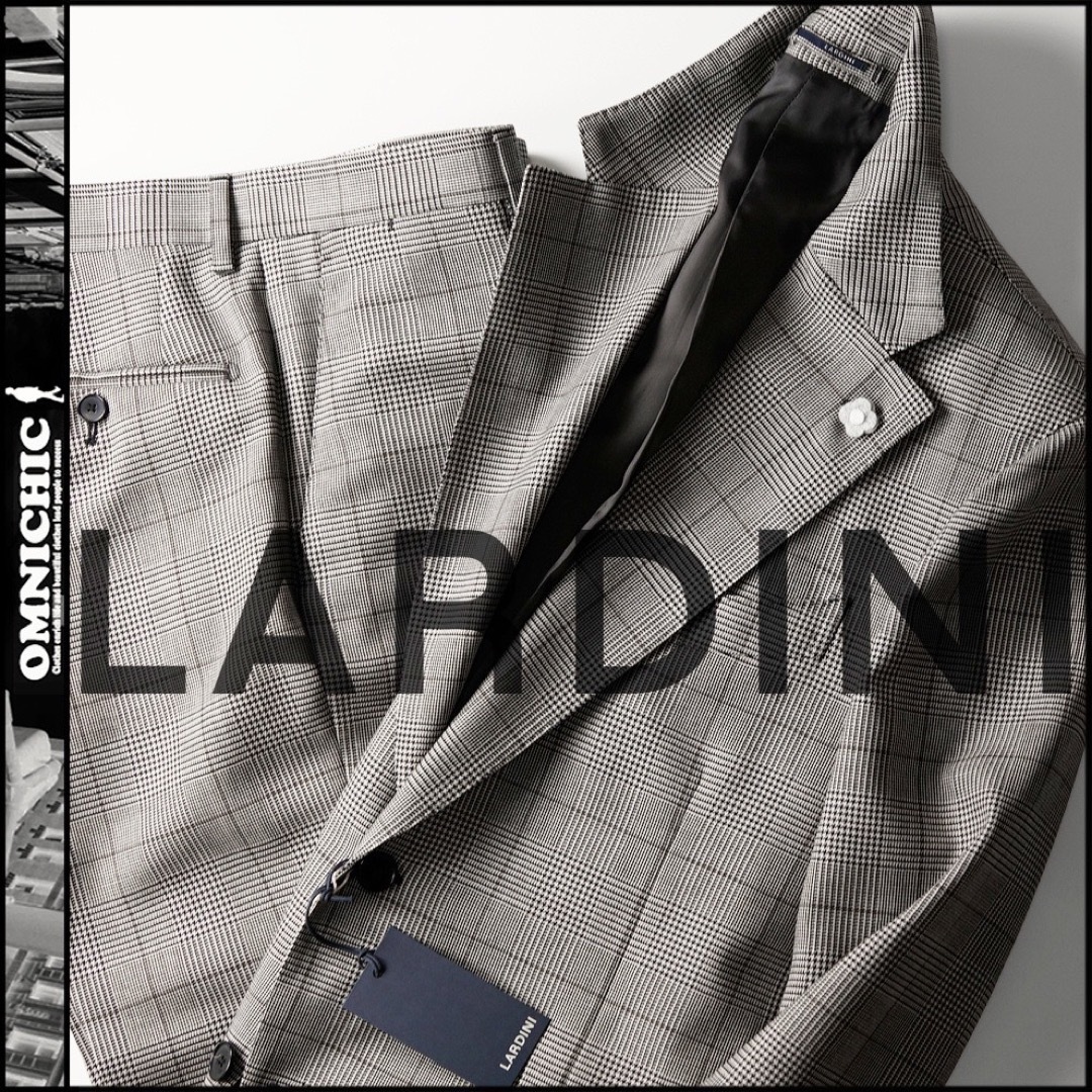 LARDINI - 22-23AW極上ウールグレンチェック20万LARDINIラルディーニ