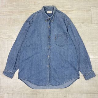 メンズビギ(MEN'S BIGI)の80s ヴィンテージ メンズビギ オーバーサイズ デニム シャツ サイズ L(シャツ)