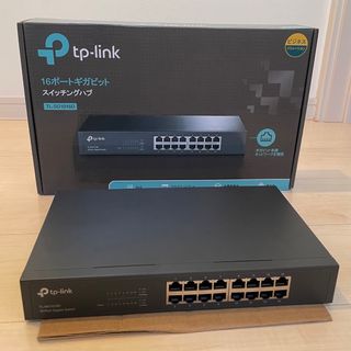 ティーピーリンク(TP-Link)の【中古品】TL−SG1016D(PC周辺機器)