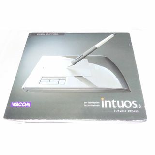 ワコム(Wacom)のWACOM Intuos3 A6サイズ クリスタルグレー PTZ-430(PC周辺機器)