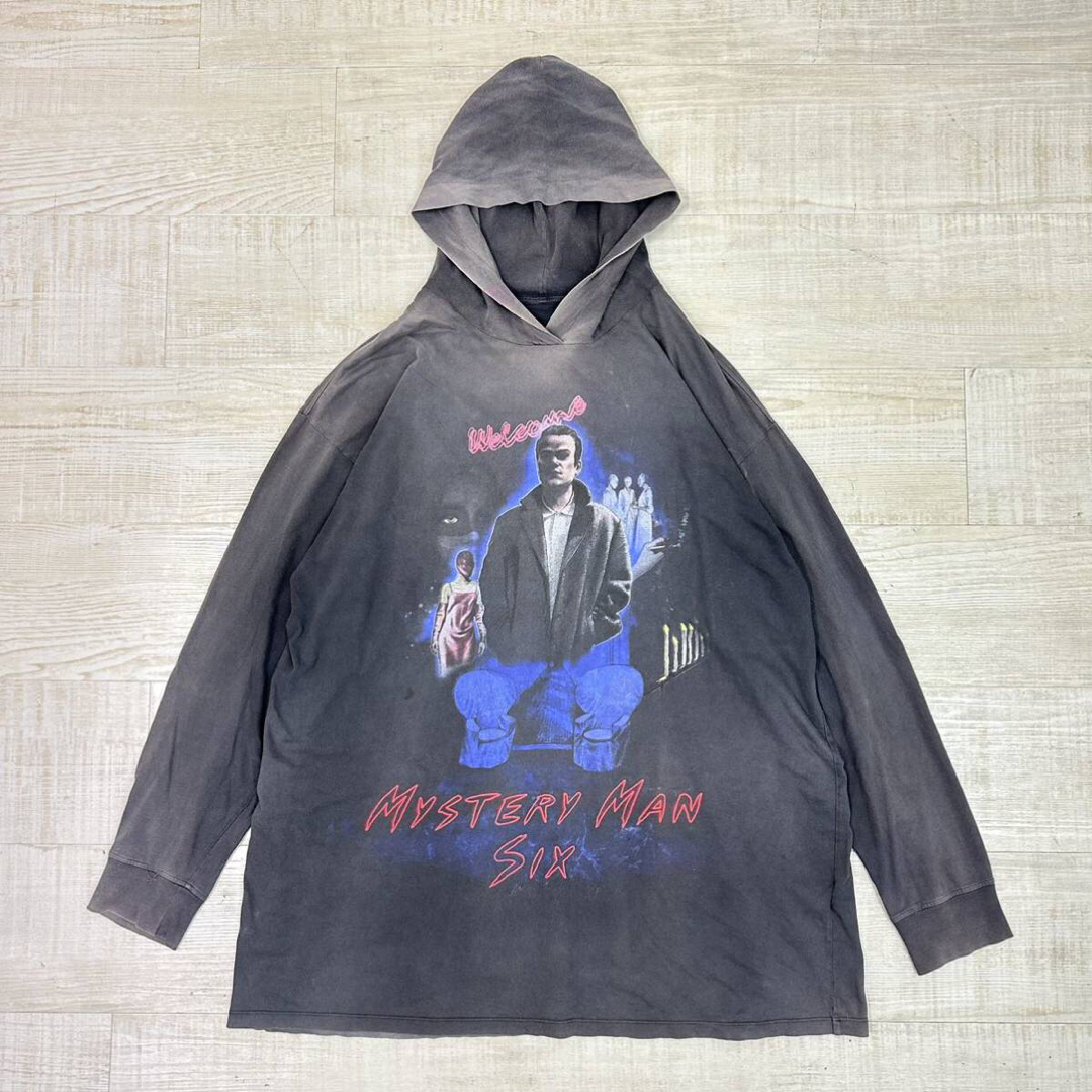 17aw MM6 メゾンマルジェラ MYSTERY MAN SIX フーディ S-
