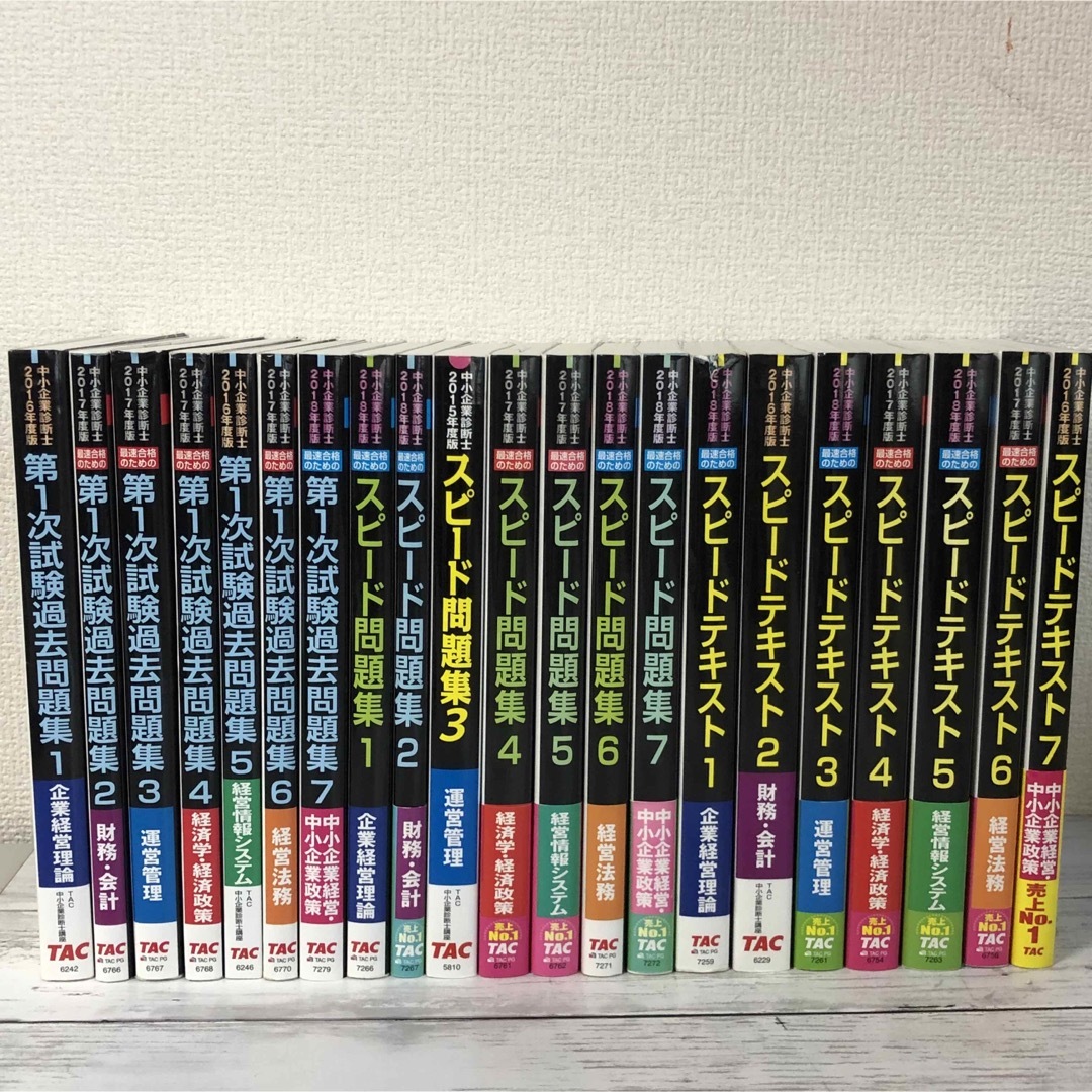 TAC出版 - 中小企業診断士 スピードテキスト スピード問題集 第1次試験
