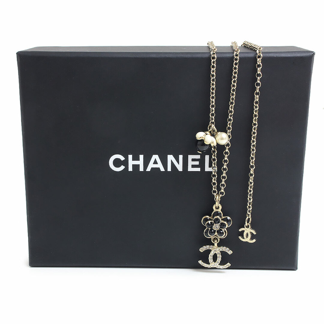 CHANEL - シャネル フラワー 花 カメリア ココマーク ラインストーン