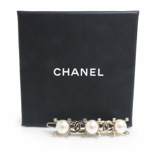 CHANEL - シャネル ココマーク パール ラインストーン バレッタ 髪留め ...