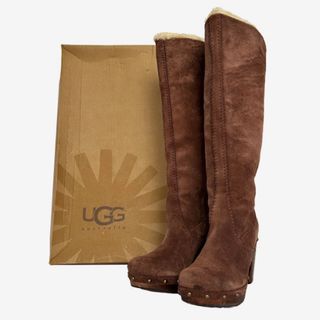 アグ(UGG)のUGG アグ LILLIAN ムートン 2WAY ロングブーツ 24 BOX付き(ブーツ)