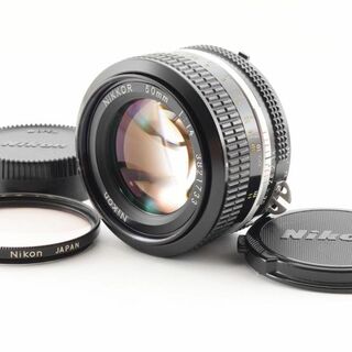 ニコン(Nikon)の美品 NIKON AI NIKKOR 50mm f1.4 MF　レンズ　Y676(レンズ(単焦点))
