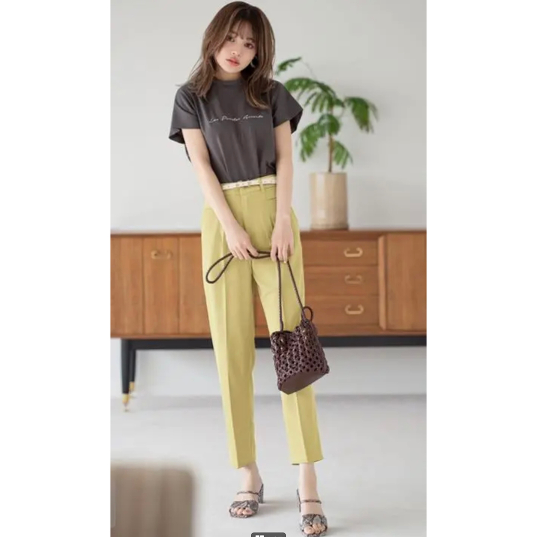 おトク情報がいっぱい! センタープレステーパードパンツ size:S