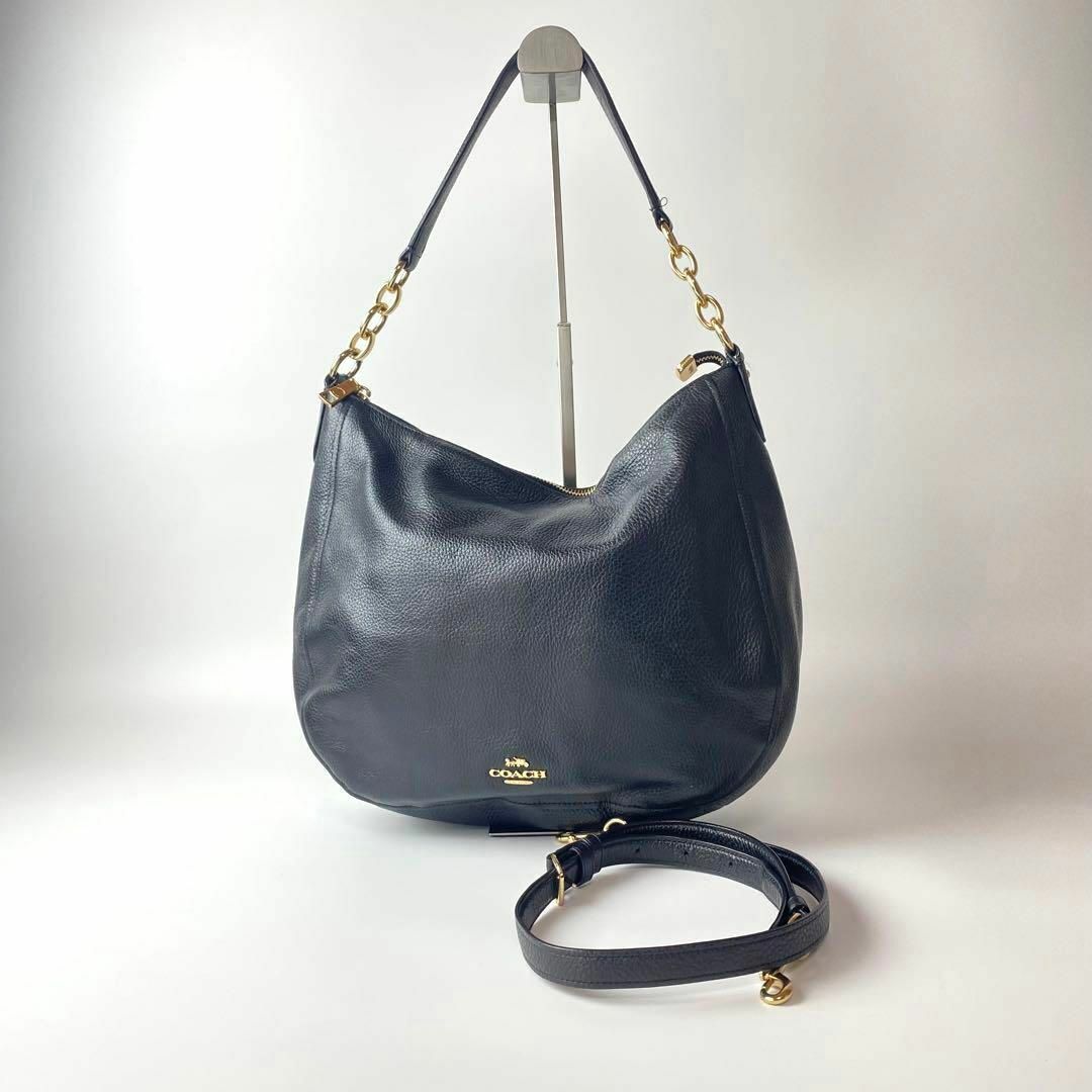 美品 コーチ COACH 2way ハンドバッグ ショルダーバッグ-