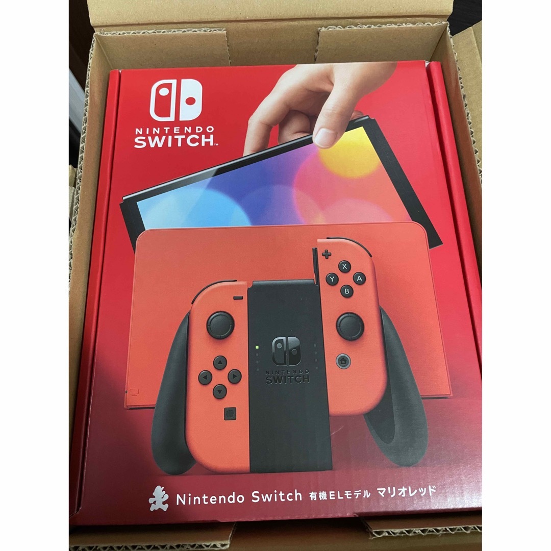 2台セット【新品】Nintendo Switch(有機ELモデル) マリオレッド | フリマアプリ ラクマ