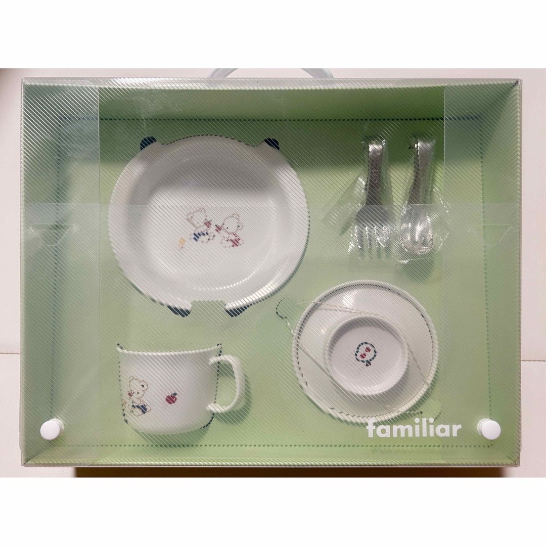 familiar ファミリア 食器セットA(PET) - ベビー用食器 familiar ファミリア 食器セットA(PET) - ベビー用食器