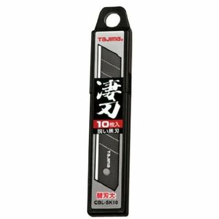 タジマ(Tajima)のtajima タジマ TJMデザイン L型カッター用替刃 替刃大 凄刃黒10枚入 CBL-SK10 301477 新品(工具)