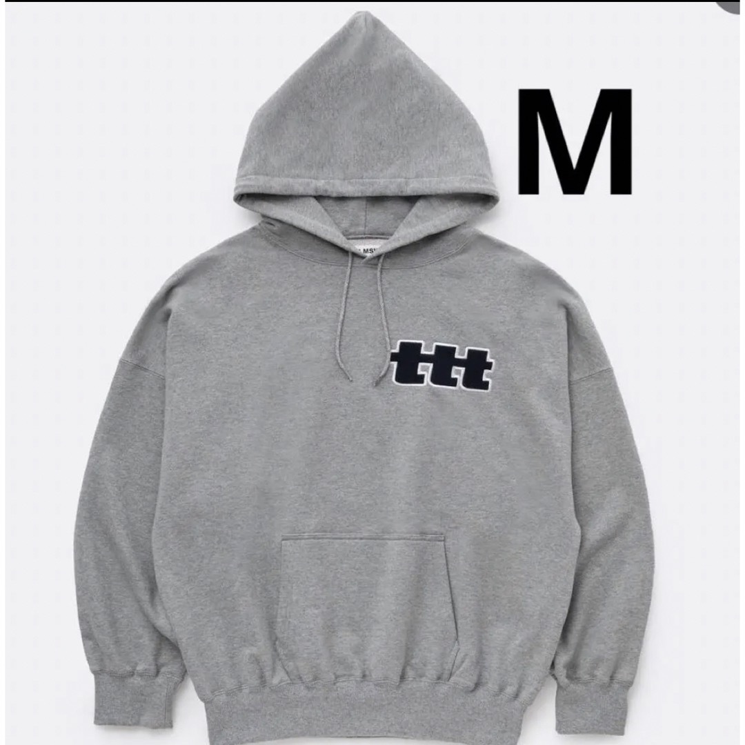 TTT logo hoodie (gray) Mサイズ