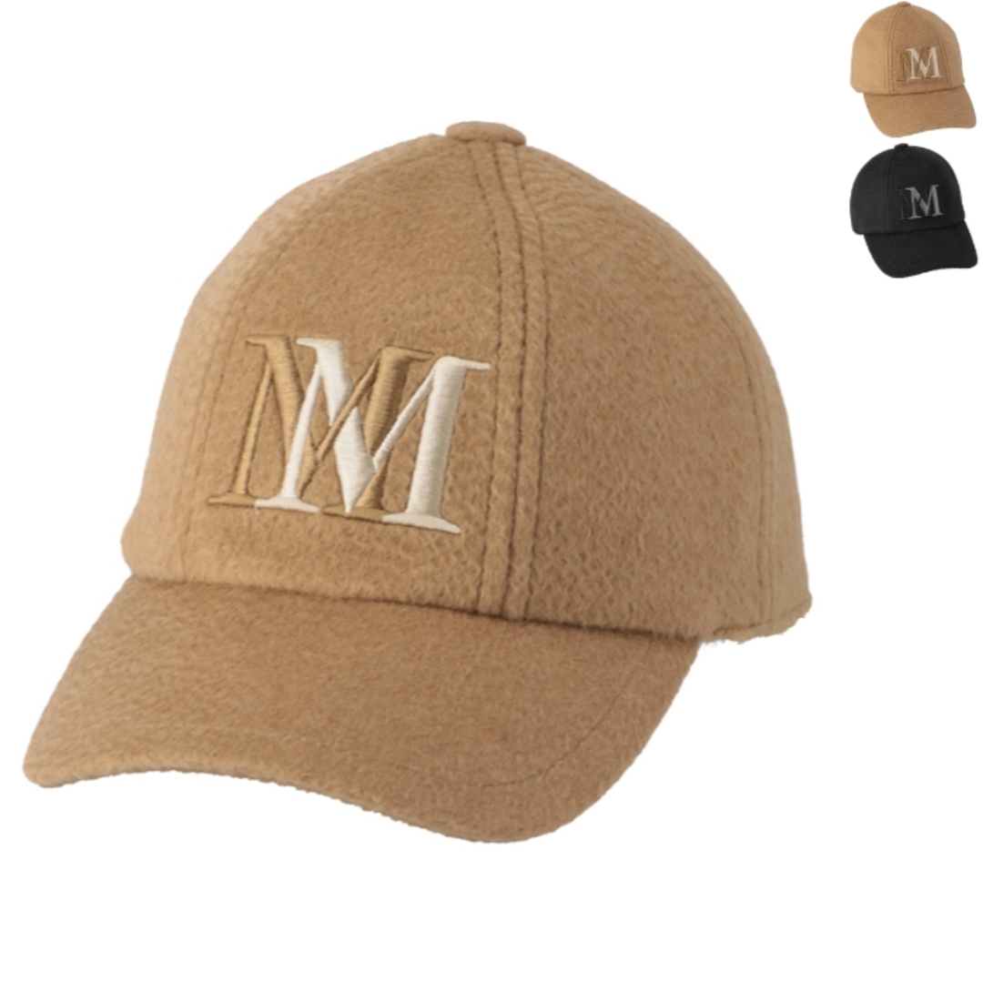表記サイズマックスマーラ MAX MARA ベースボールキャップ BALOCCO ピュアキャメル 帽子 刺繍ロゴ 2023年秋冬新作 2345762033 0004